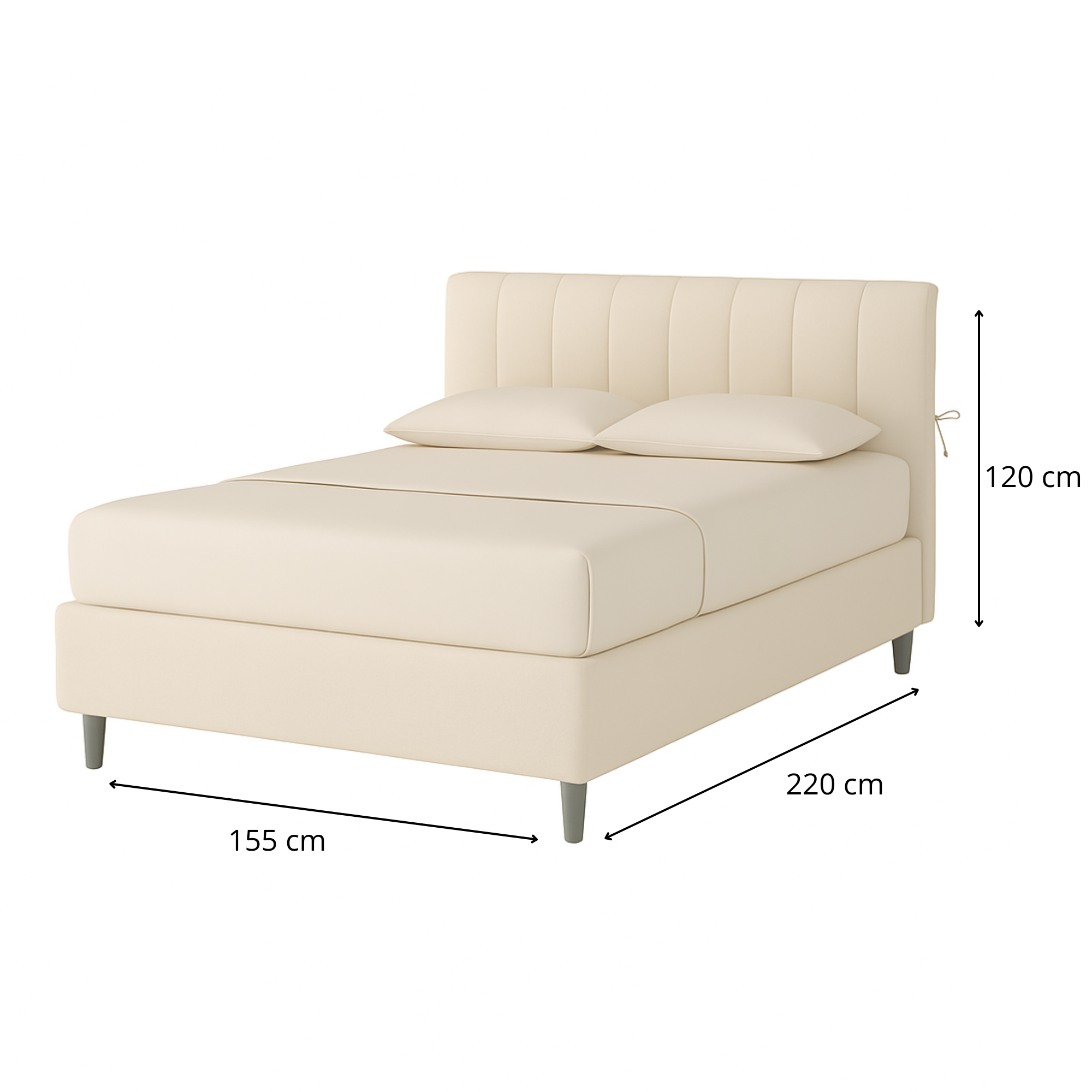 Letto alla francese 140 - Dualia