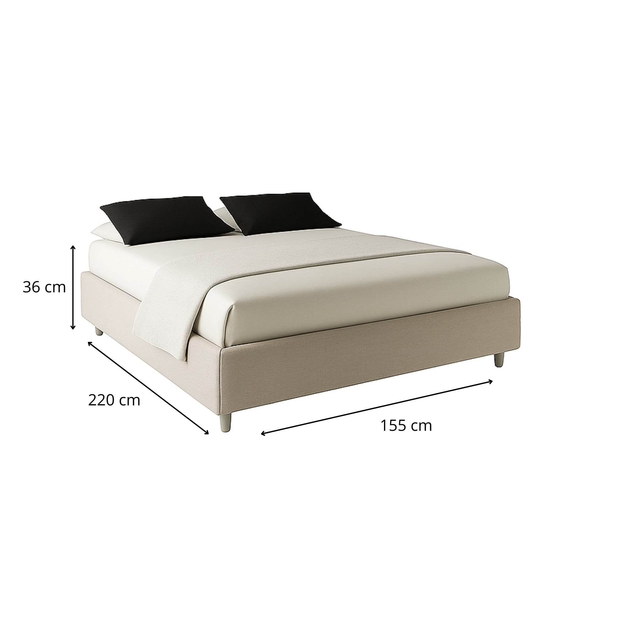 Letto alla francese 140 - Lido
