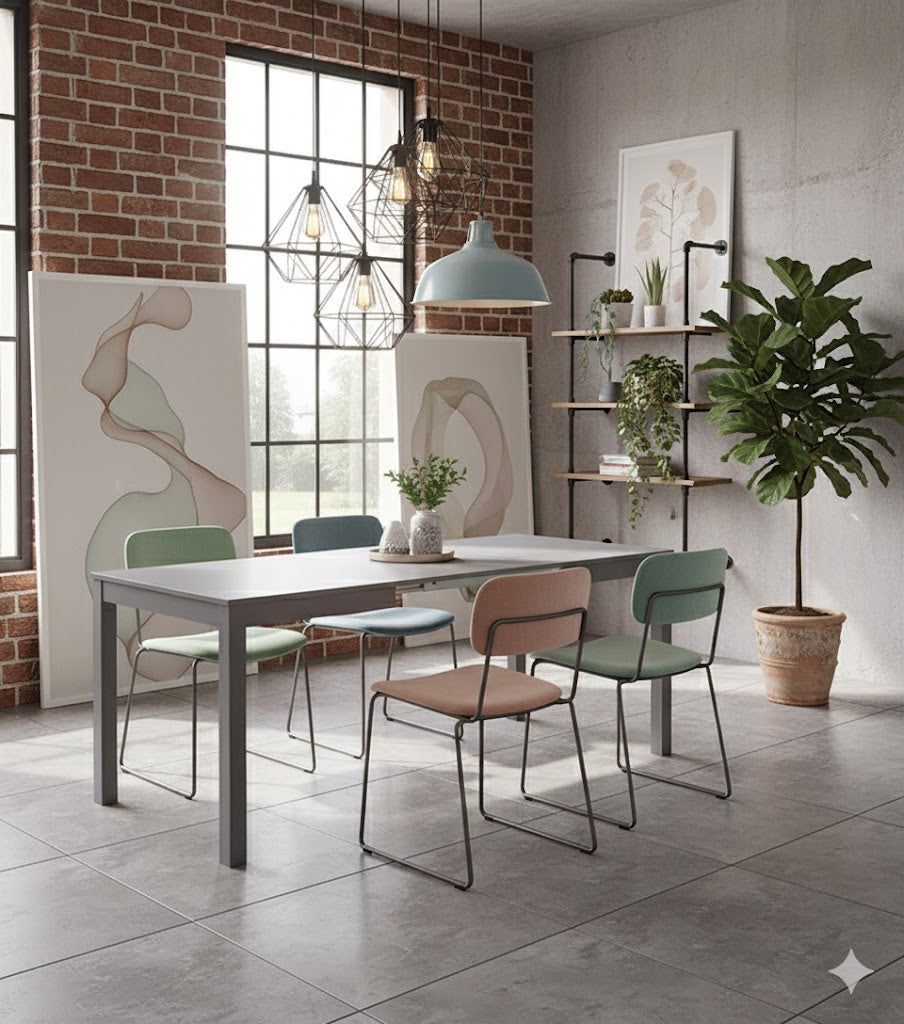 Belfort, Tavolo allungabile (80cm X 130/210cm H. 76cm)