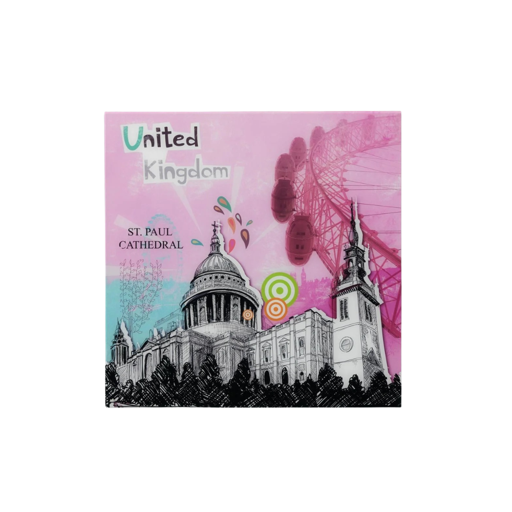 Cathedral, Stampa su vetro (1cm X 70cm H. 70cm)