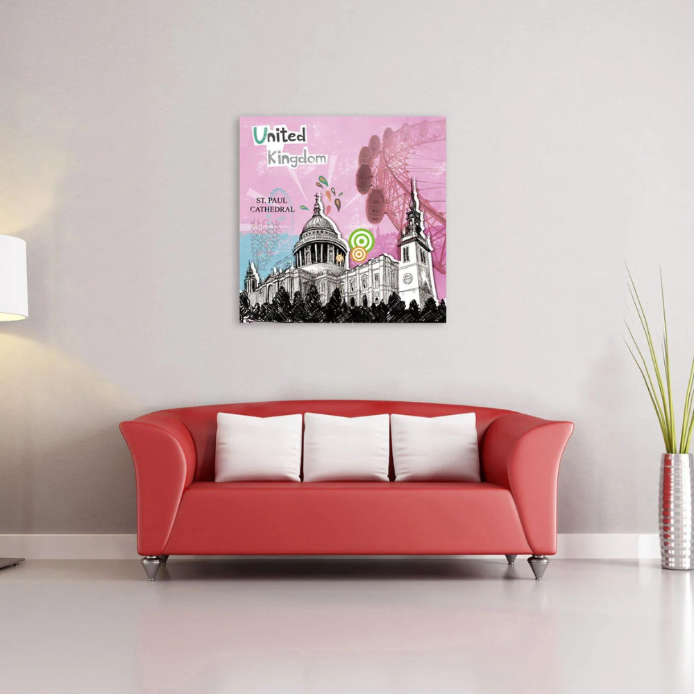 Cathedral, Stampa su vetro (1cm X 70cm H. 70cm)