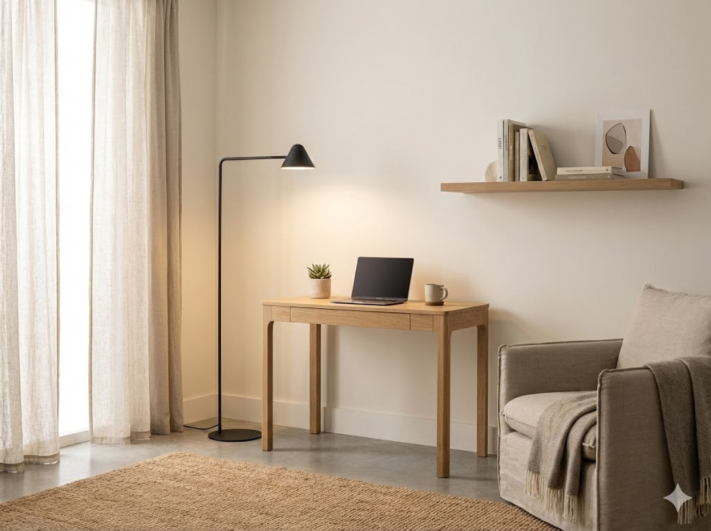 Candela, Lampada da terra LED (25cm X 45.5cm H. 129.5cm)