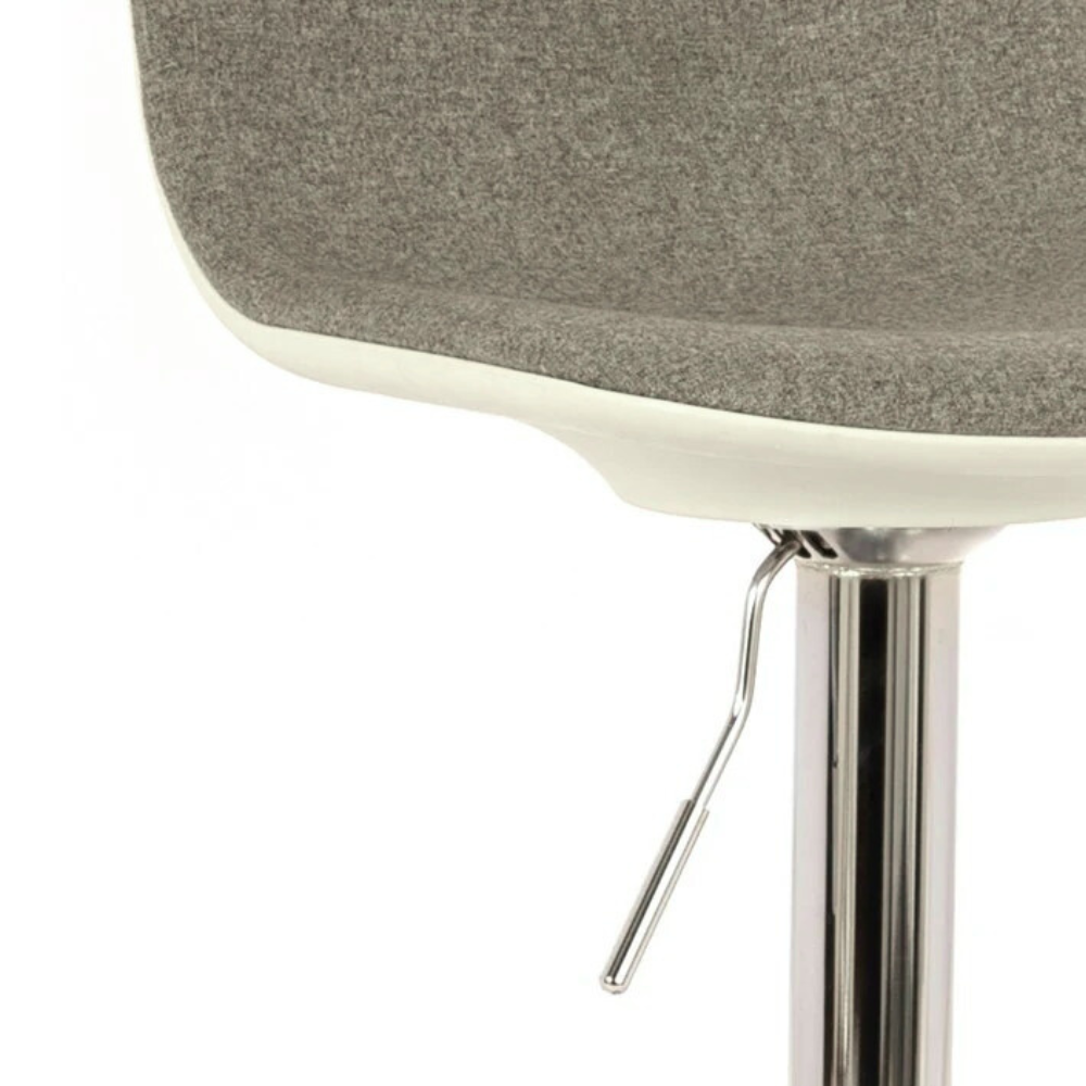 Jolly, Set di 2 Sgabelli in tessuto (38.5cm X 36cm H. 88/102cm)