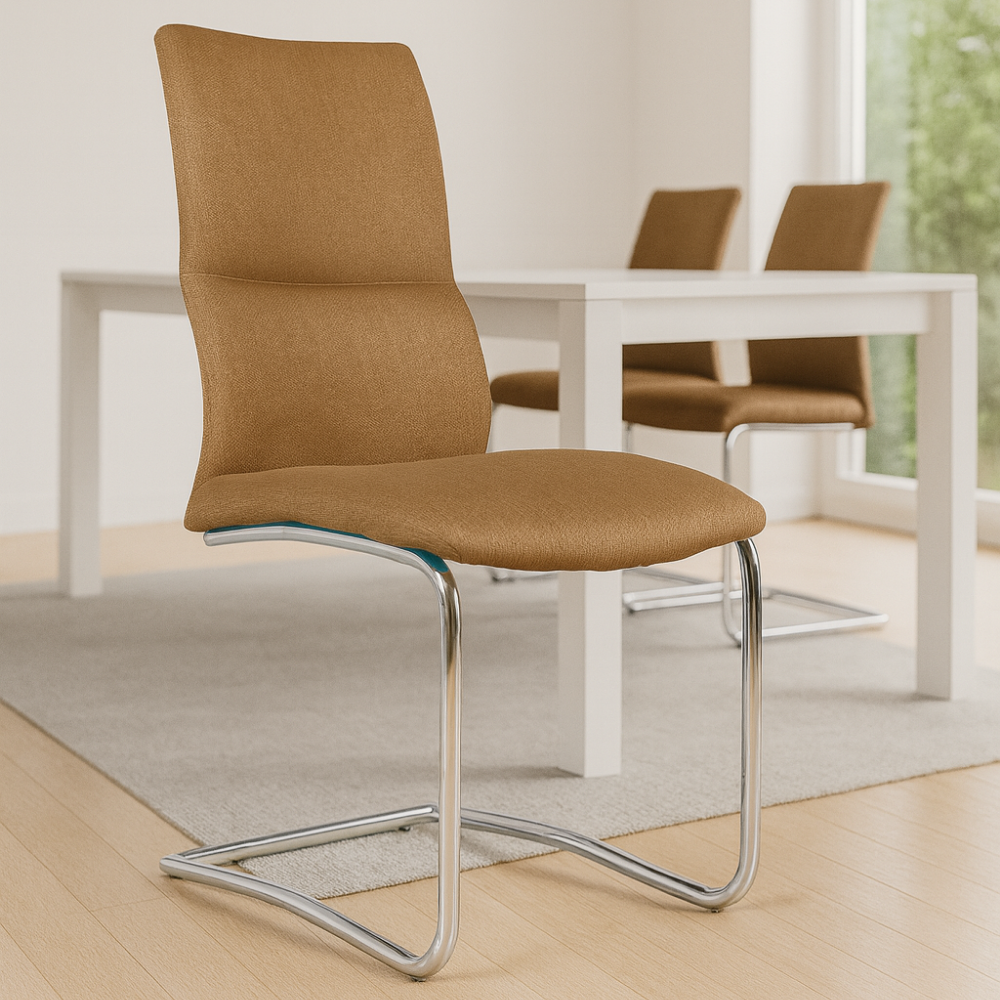 Comfy, Set di 2 Sedie in tessuto (47cm X 43cm H. 96cm)