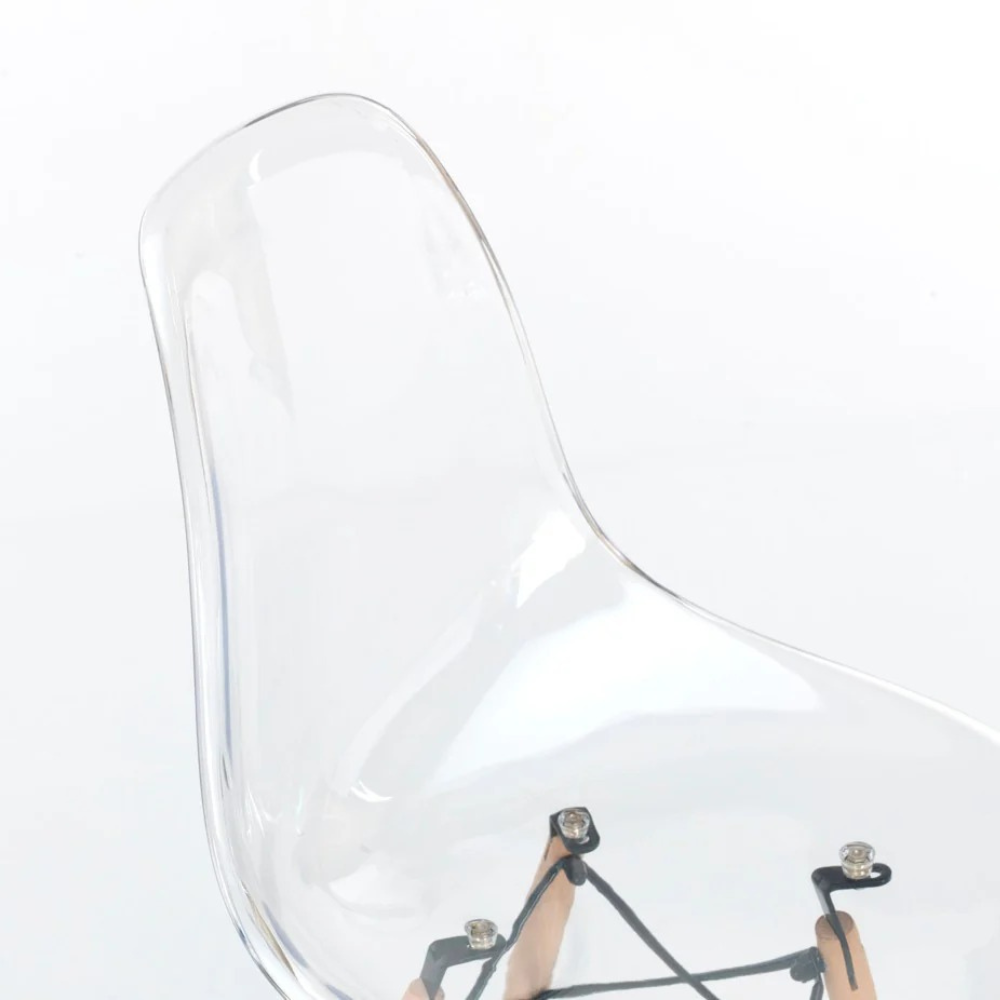 Casper, Set di 4 Sedie in policarbonato (47cm X 46cm H. 82cm)