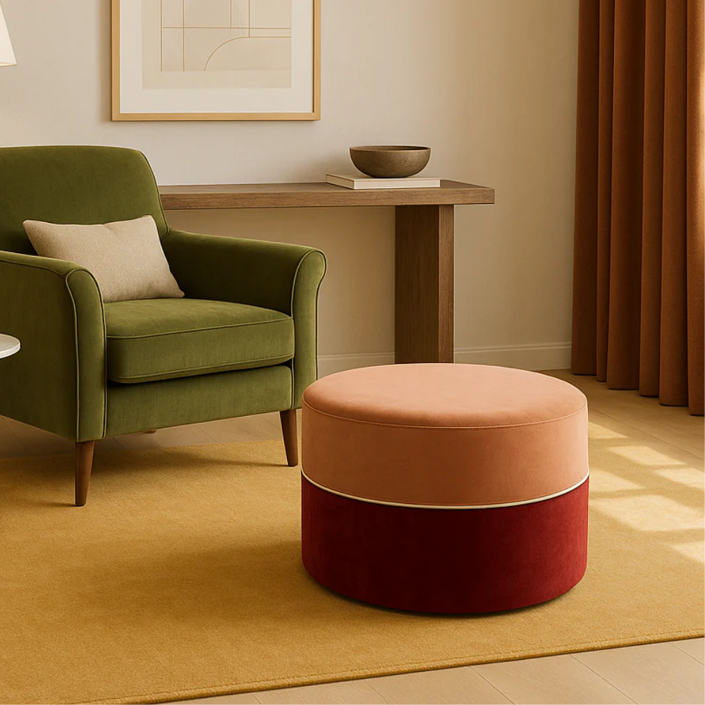 Zoe, Pouf (62cm X 62cm H. 39cm)