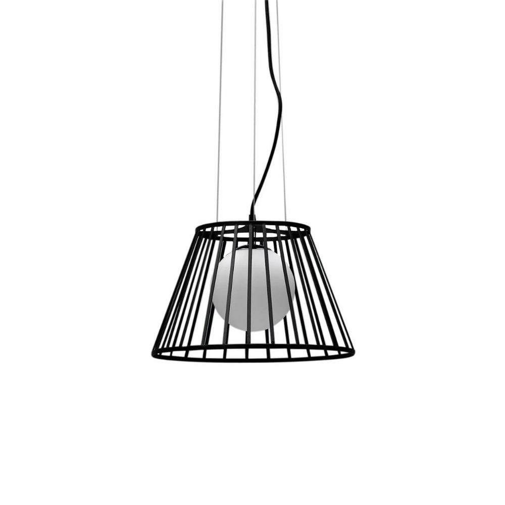 Jail, Lampada a sospensione (Ø.20/35cm X Ø.20/35cm H. 120cm)