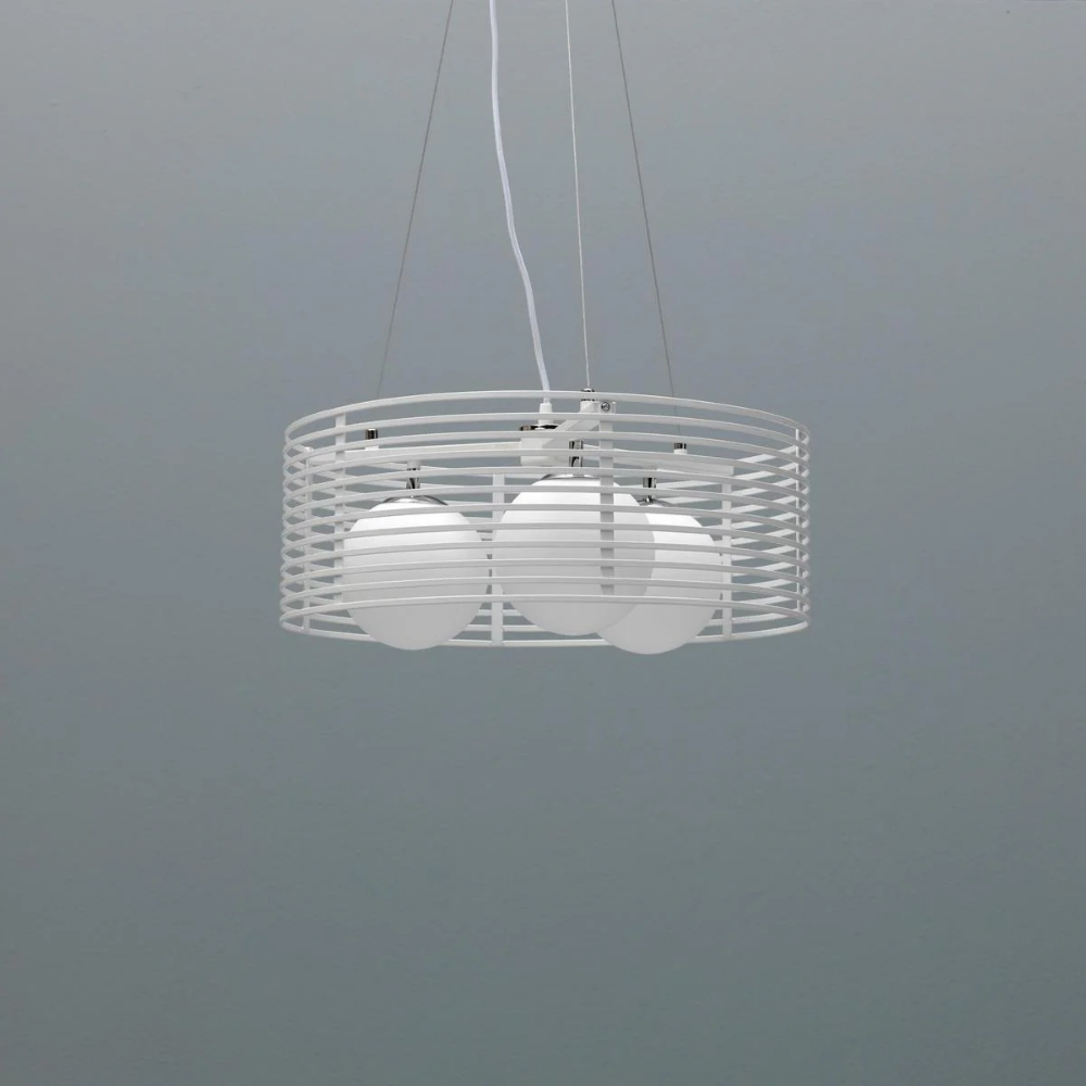 Jail, Lampada a sospensione (Ø.50cm X Ø.50cm H. 120cm)