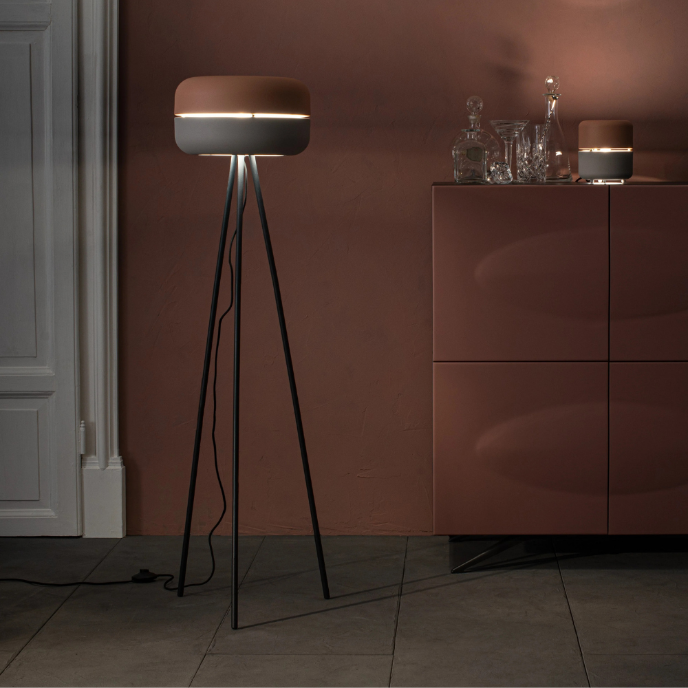 Luminosa, Lampada da terra (35cm X 35cm H. 140cm)