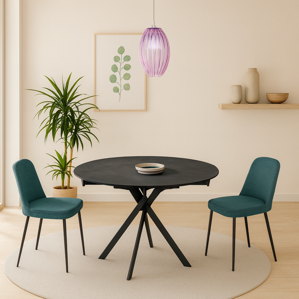 Drift, Tavolo allungabile con top in ceramica (120cm X 80-120cm H. 76cm)