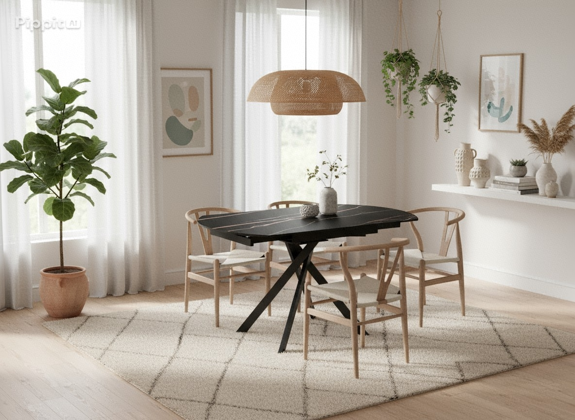 Drift, Tavolo allungabile con top in ceramica (120cm X 80-120cm H. 76cm)