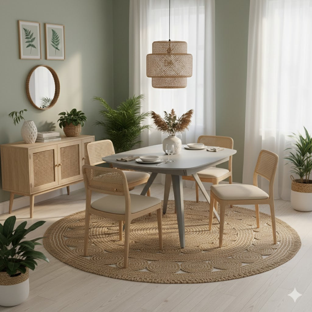 Float, Tavolo allungabile con top in vetro (90cm X 120-180cm H. 76cm)