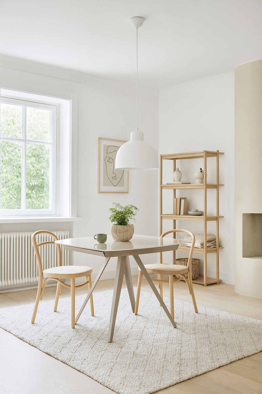 Float, Tavolo allungabile con top in vetro (90cm X 120-180cm H. 76cm)