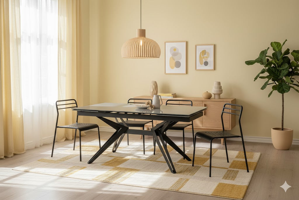 Iulius, Tavolo allungabile (90cm X 160/240 cmcm H. 76cm)