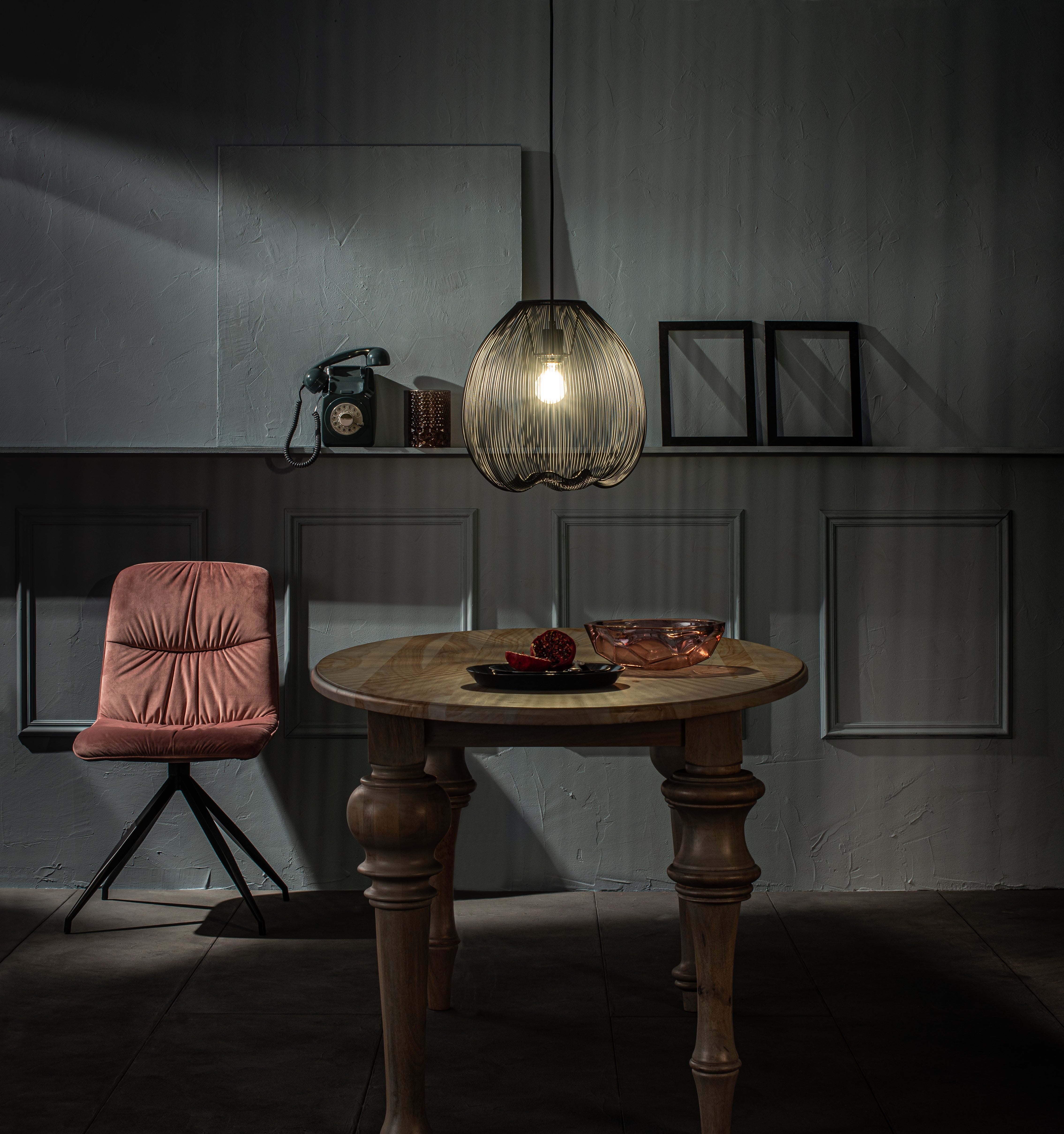 Chispa, Lampada a sospensione (35cm X 35cm H. 150cm)