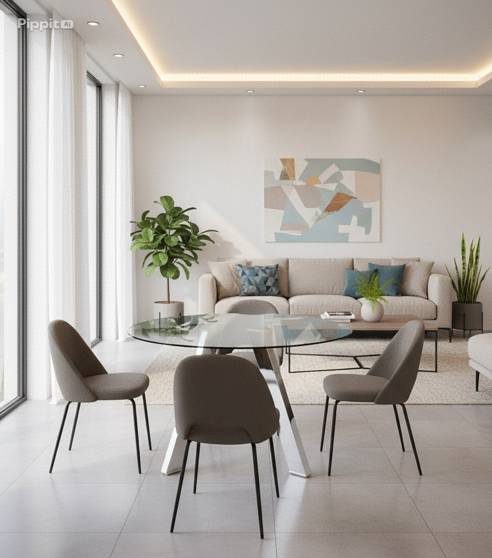 Louvre, Tavolo fisso (120cm X 120cm H. 75cm)