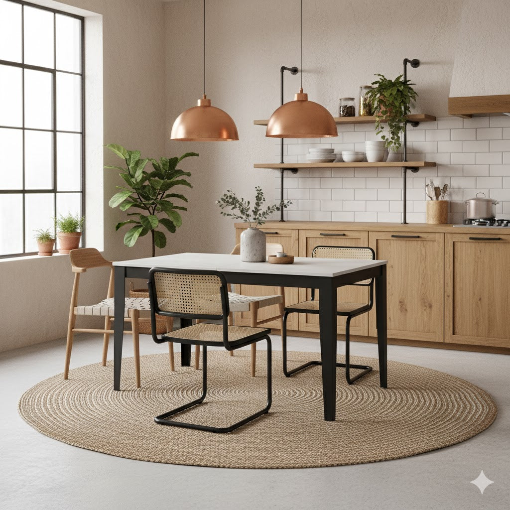 Moon, Tavolo allungabile (80cm X 130/ 290cm H. 76cm)