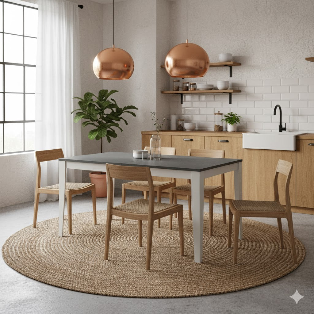 Moon, Tavolo allungabile (90cm X 156/ 316cm H. 76cm)