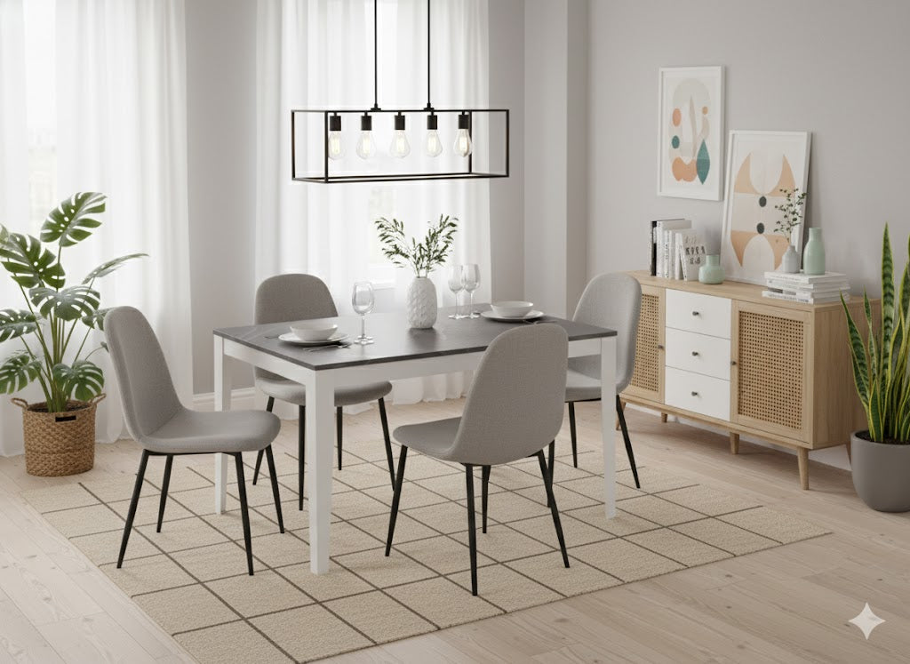 Moon, Tavolo allungabile (80cm X 130/290cm H. 76cm)