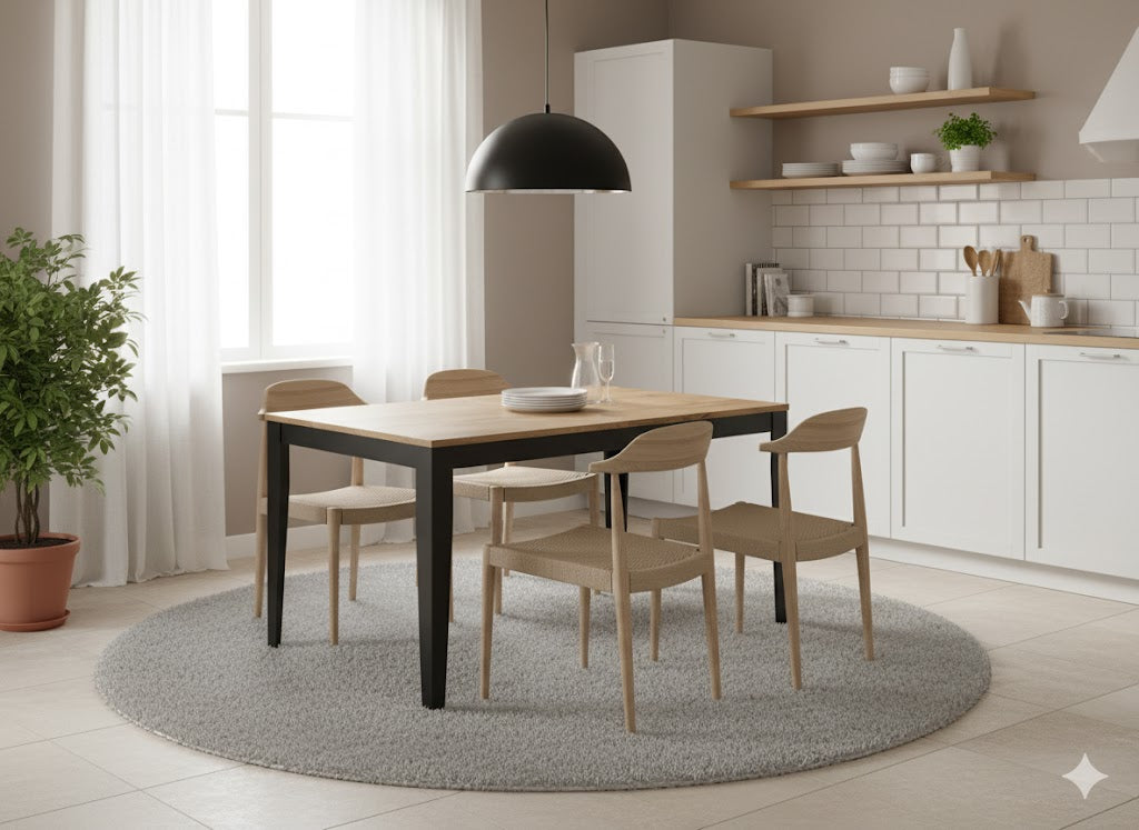 Moon, Tavolo allungabile (90cm X 156/ 316cm H. 76cm)