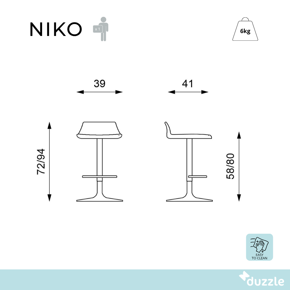 Sgabello Niko