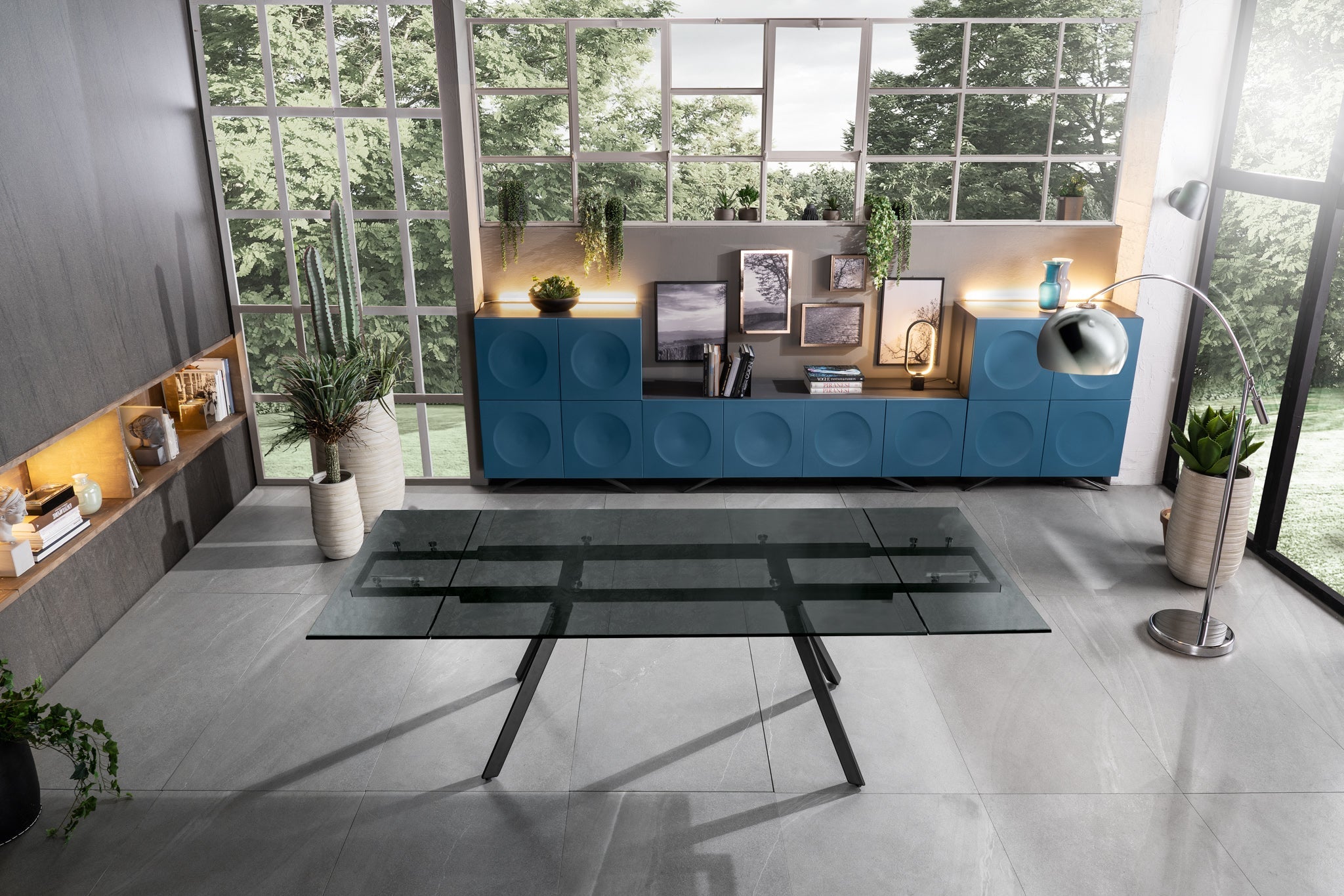 Mars, Tavolo allungabile (90cm X 160 / 240cm H. 76cm)