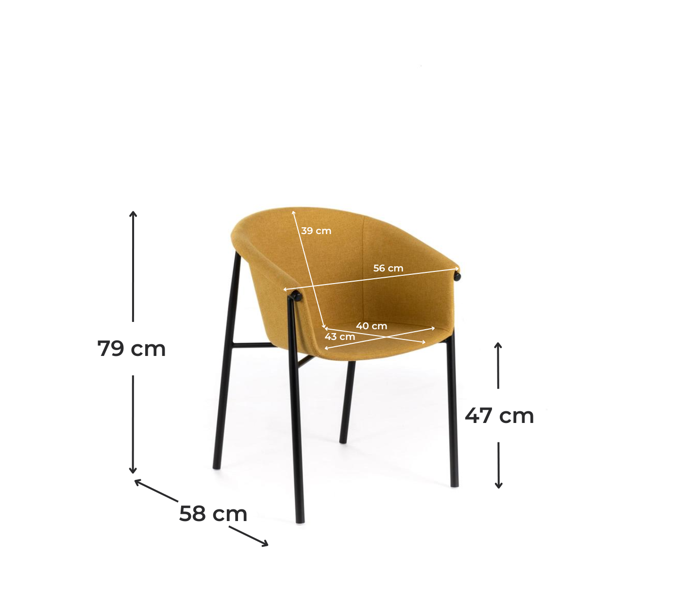 Set di 2 sedie Electra