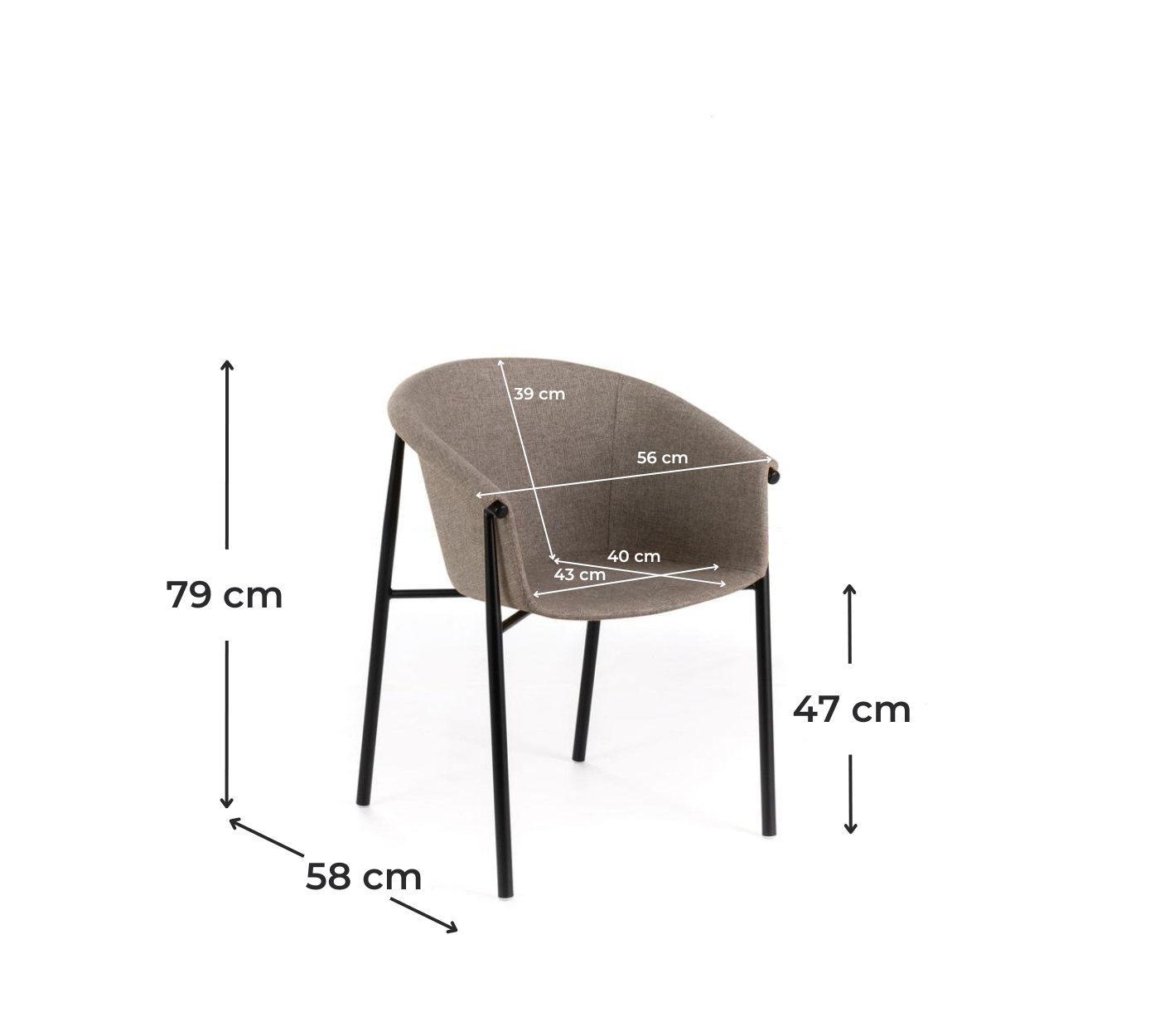 Set di 2 sedie Electra