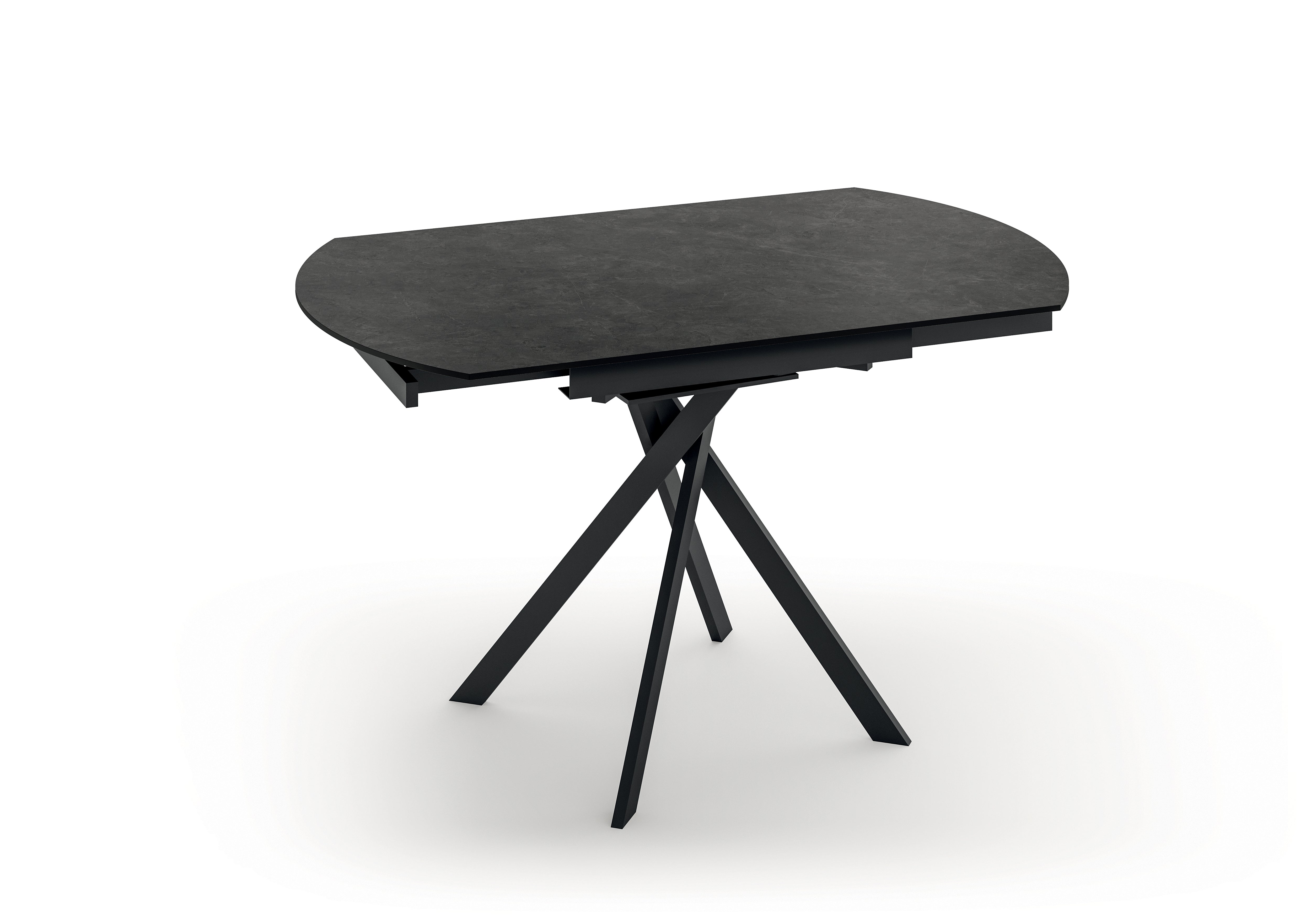 Drift, Tavolo allungabile con top in ceramica (120cm X 80-120cm H. 76cm)