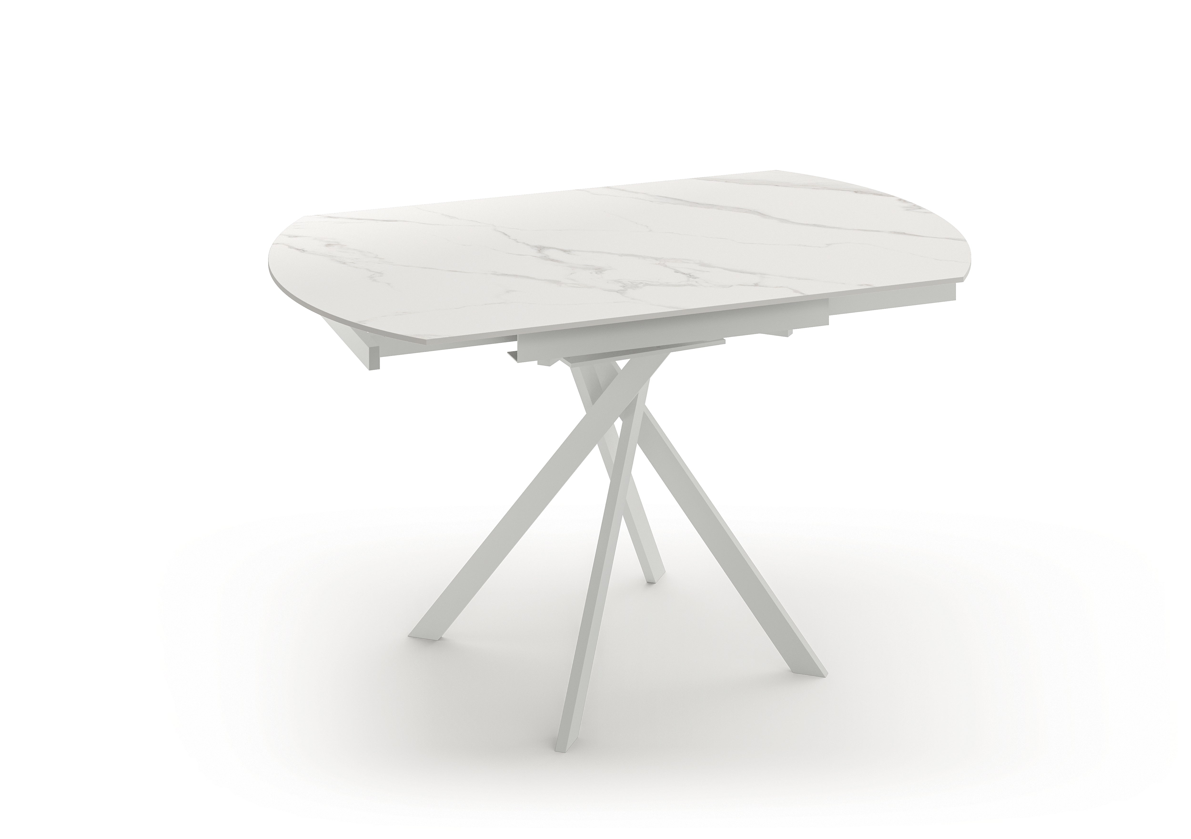 Drift, Tavolo allungabile con top in ceramica (120cm X 80-120cm H. 76cm)