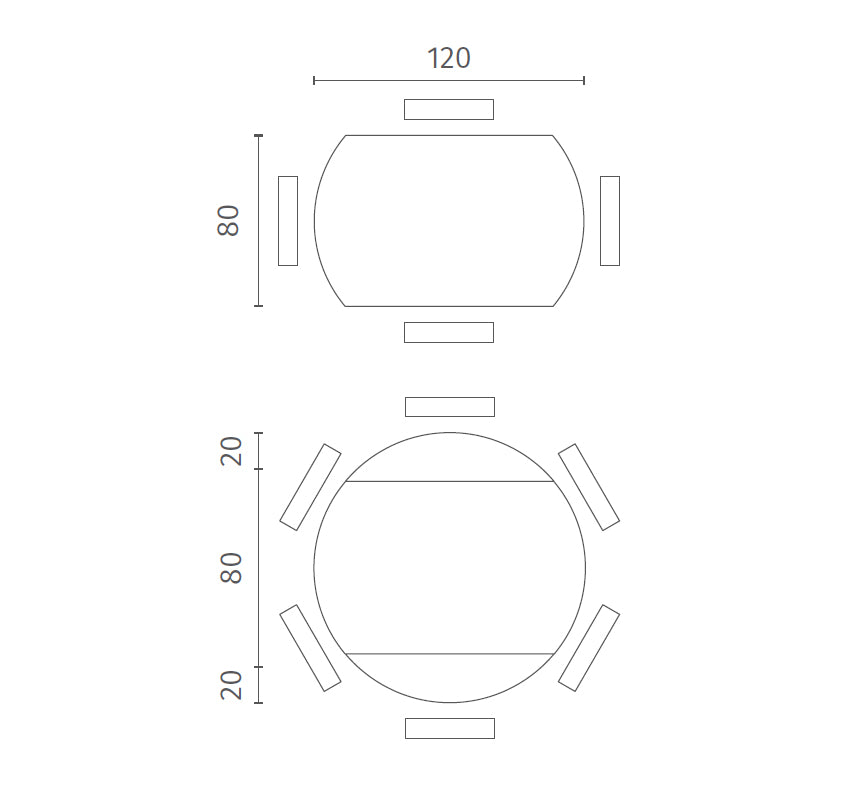 Drift, Tavolo allungabile con top in ceramica (120cm X 80-120cm H. 76cm)