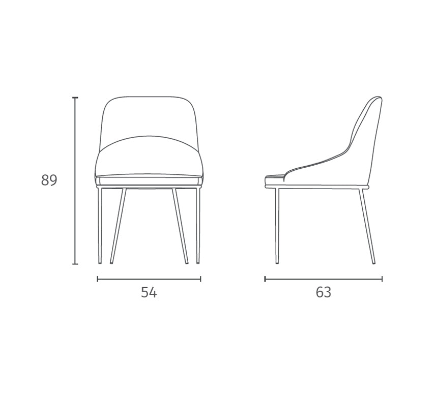 Set di 4 sedie Harmony