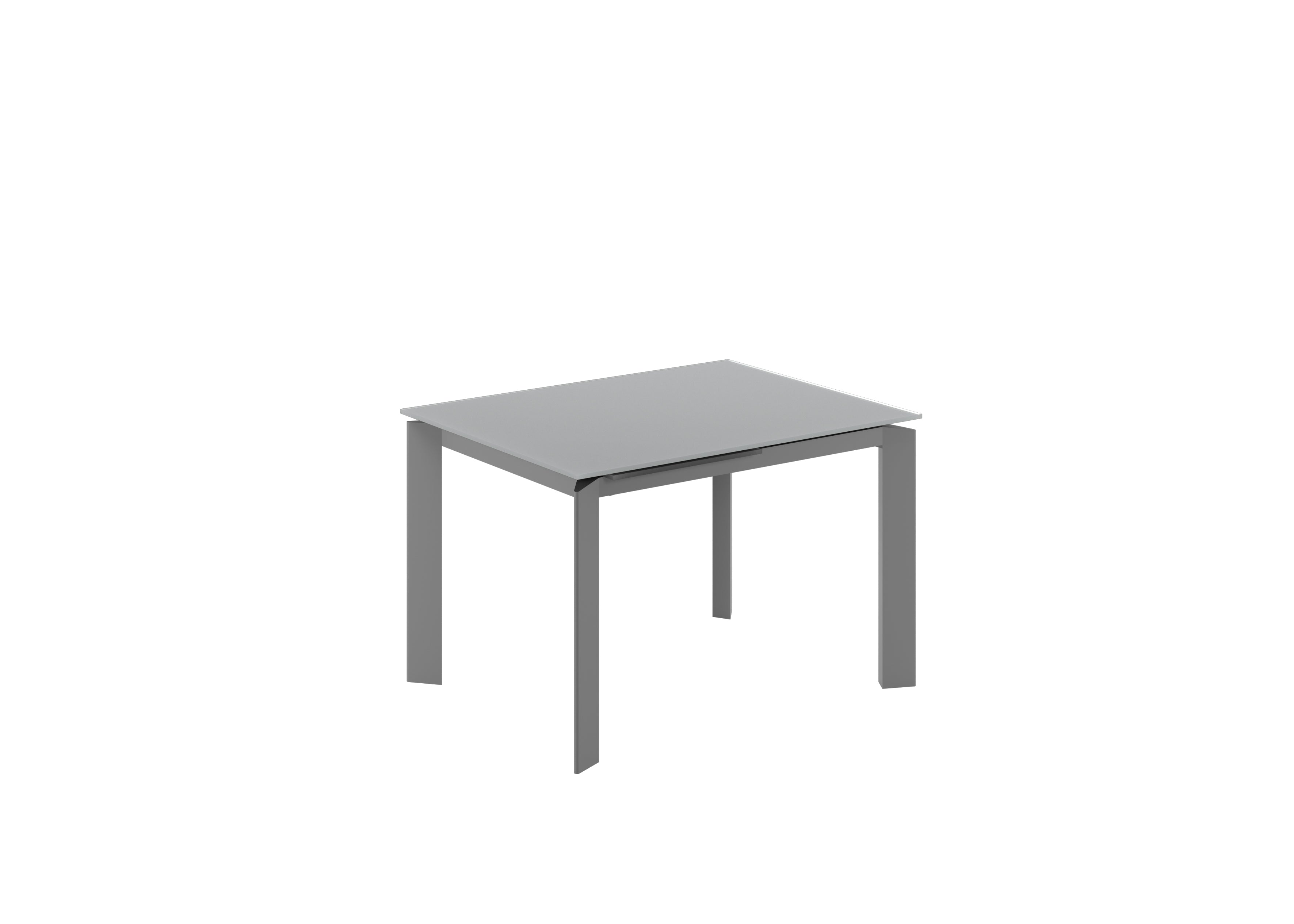 Function, Tavolo allungabile con top in vetro (80cm X 120-170cm H. 75cm)