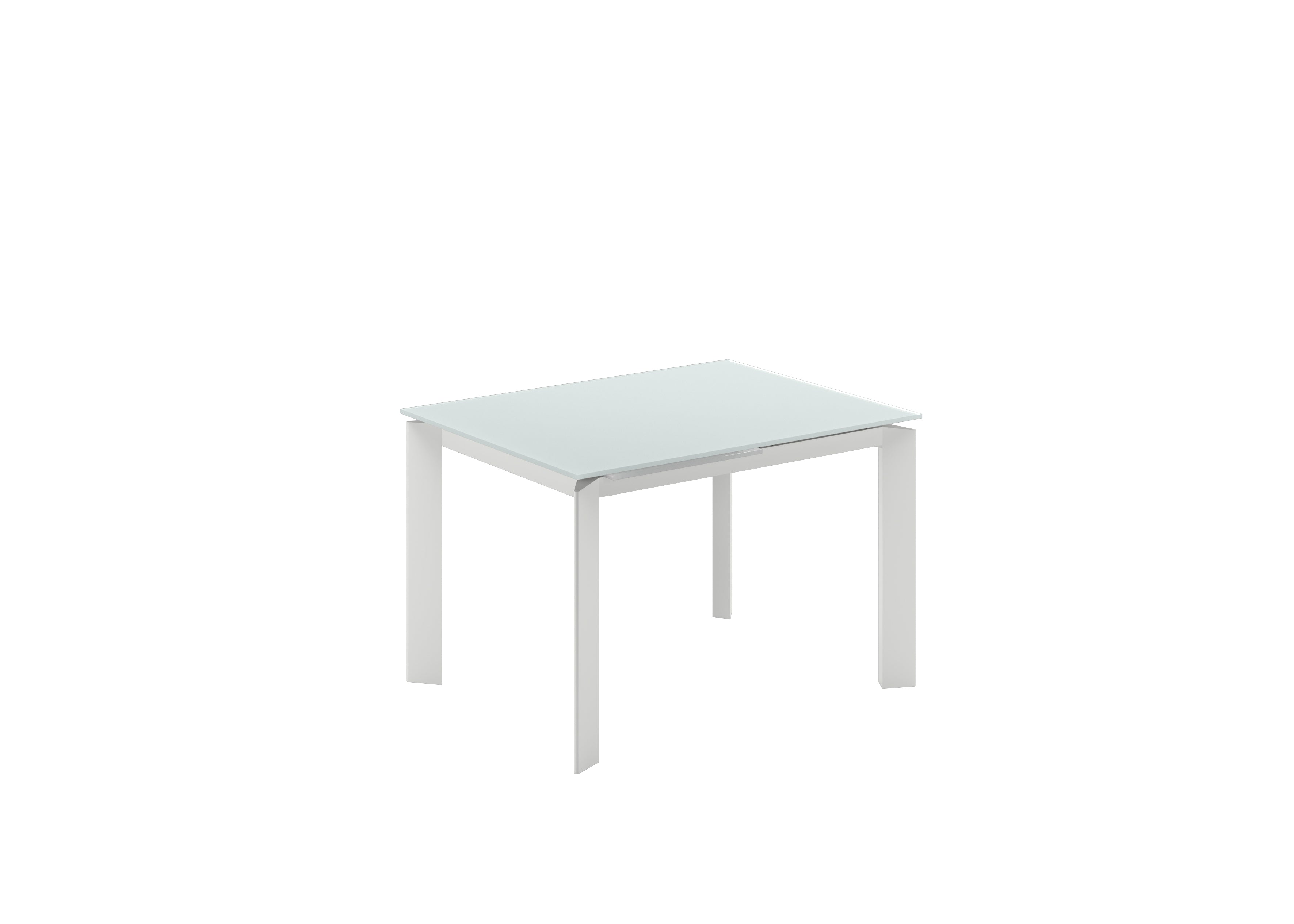 Function, Tavolo allungabile con top in vetro (80cm X 120-170cm H. 75cm)