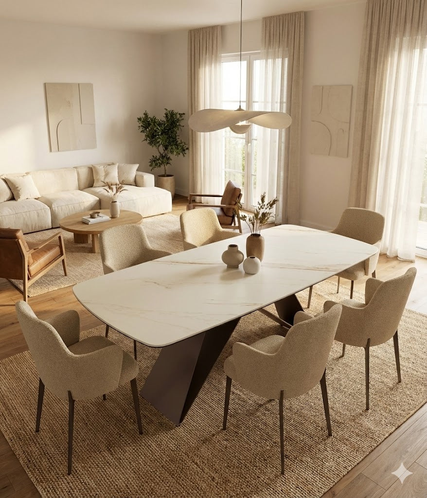 Orion, Tavolo fisso (110cm X 220cm H. 76cm)