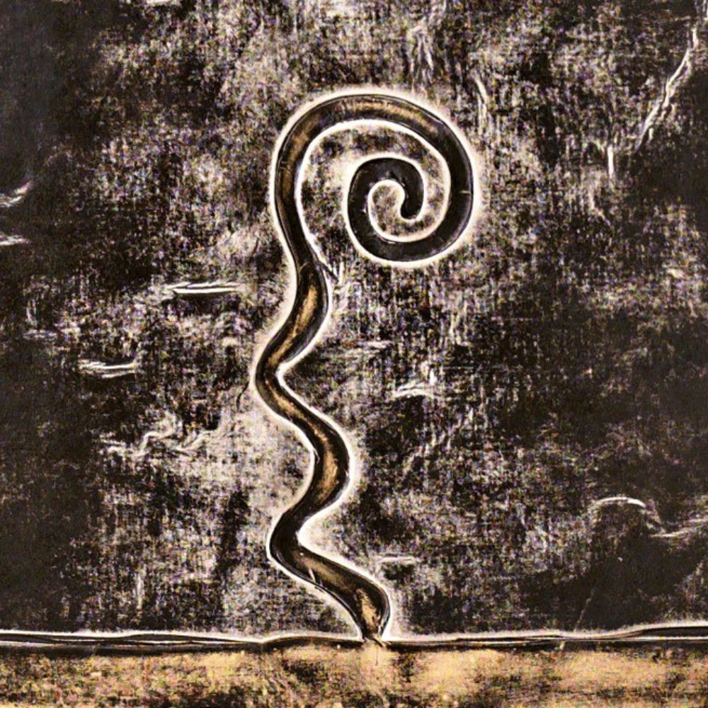 Swirl, Olio su tela (3cm X 100cm H. 120cm)