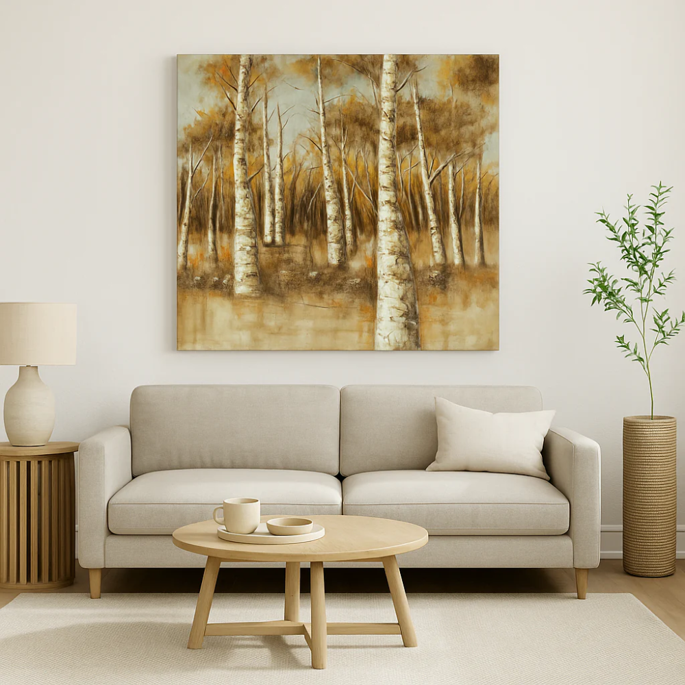 Trees, Olio su tela (3.5cm X 140cm H. 70cm)