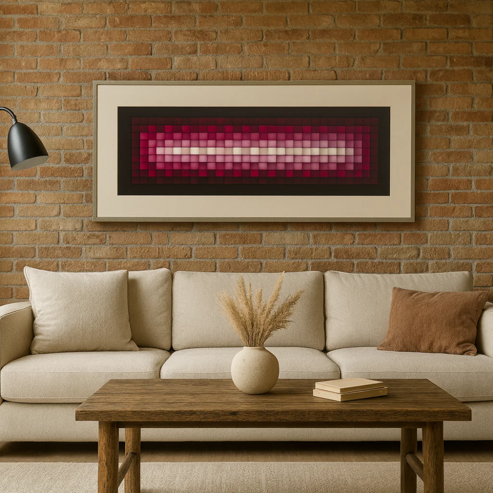 Pixel2, Quadro 3D (3cm X 120cm H. 50cm)