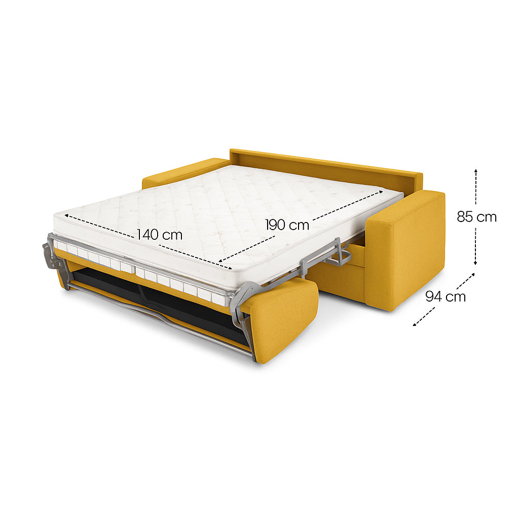 Divano letto matrimoniale 140x190