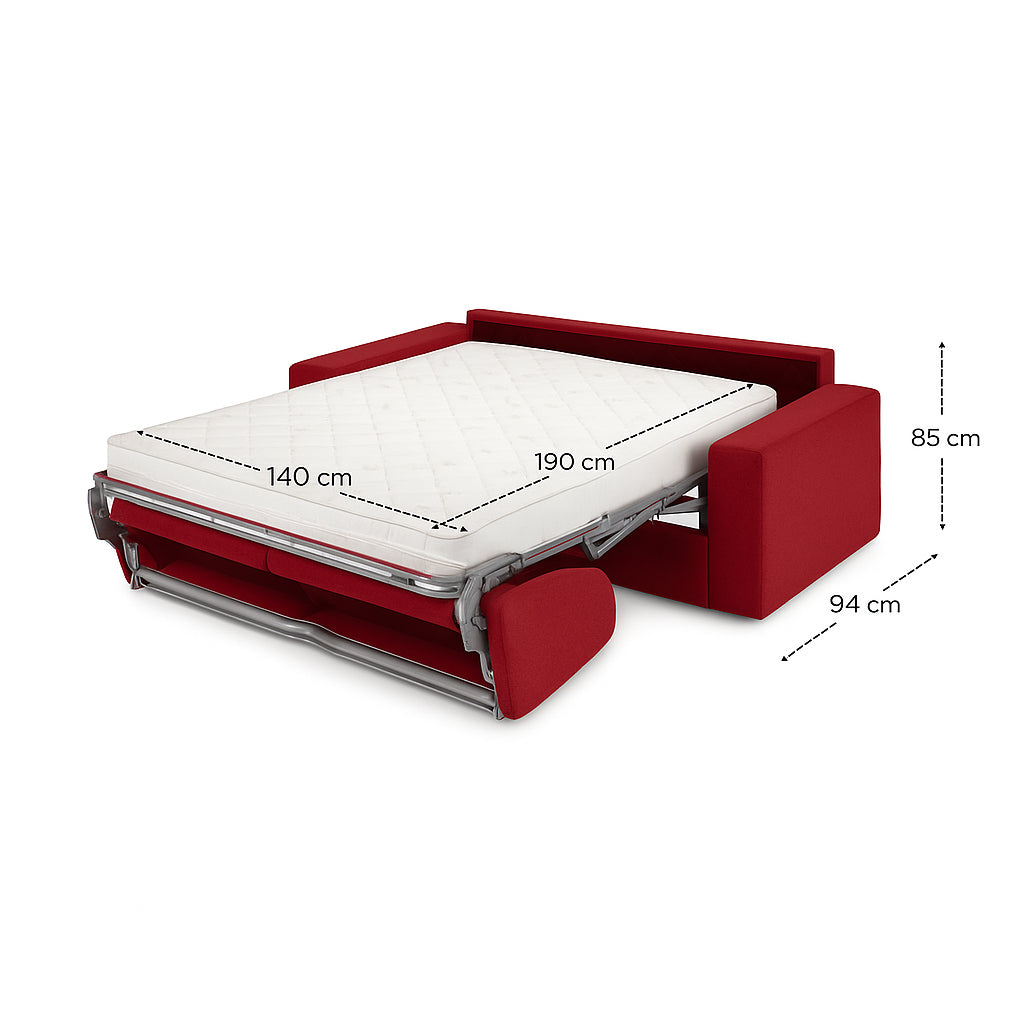 Divano letto matrimoniale 140x190
