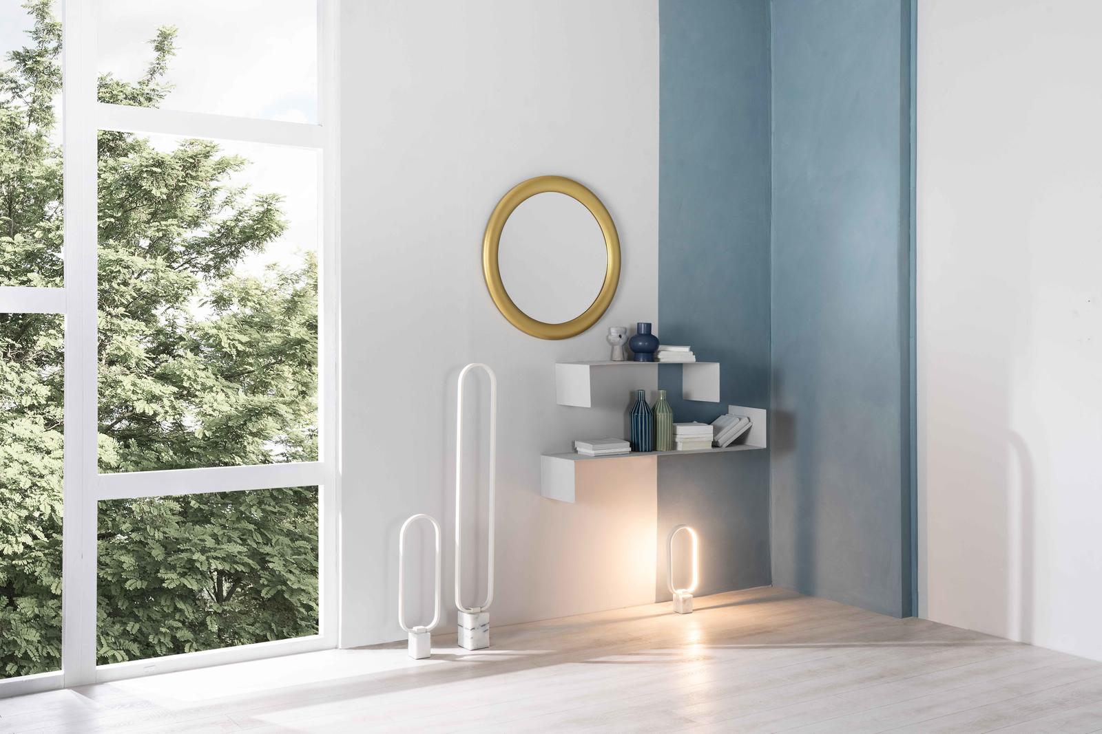 Clarity, Specchio da parete (6cm X 80cm H. 80cm)