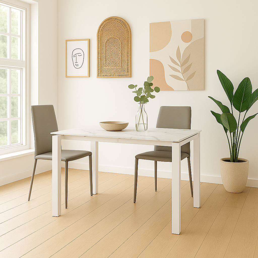 Task, Tavolo allungabile con top in ceramica (80cm X 120-170cm H. 75cm)