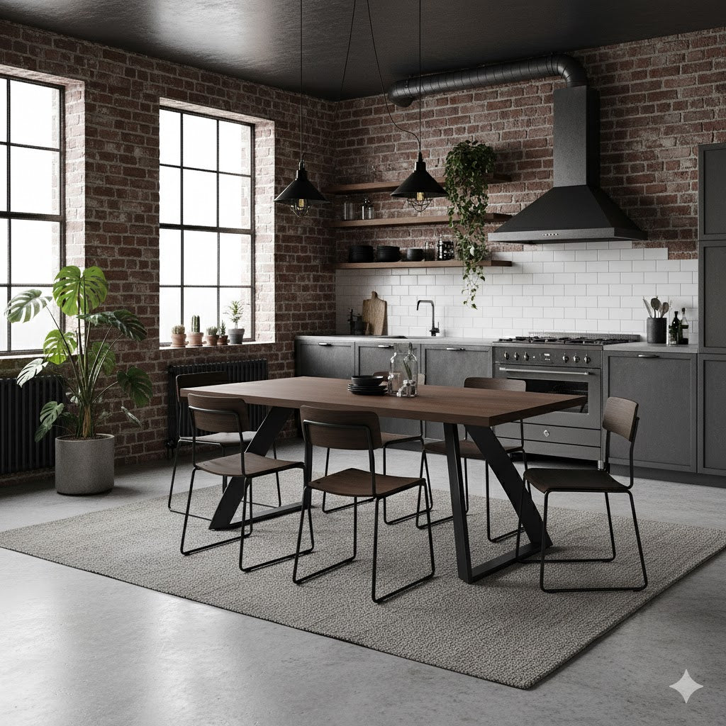 Timber, Tavolo allungabile (90cm X 160/240cm H. 76cm)