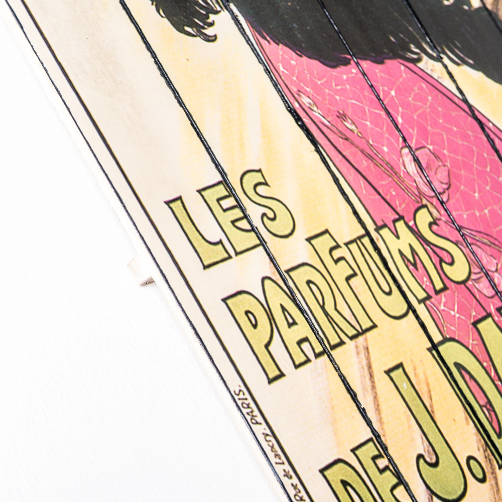 Paris, Stampa su legno (3cm X 60cm H. 100cm)