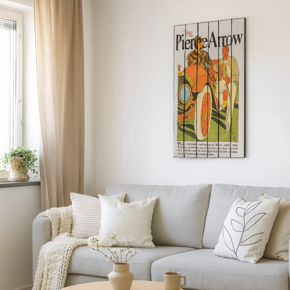 Century, Stampa su legno (3cm X 60cm H. 100cm)