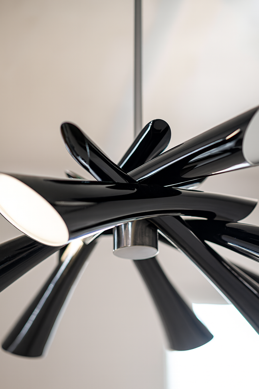 Radius, Lampada a sospensione (84cm X 84cm H. 52/78cm)