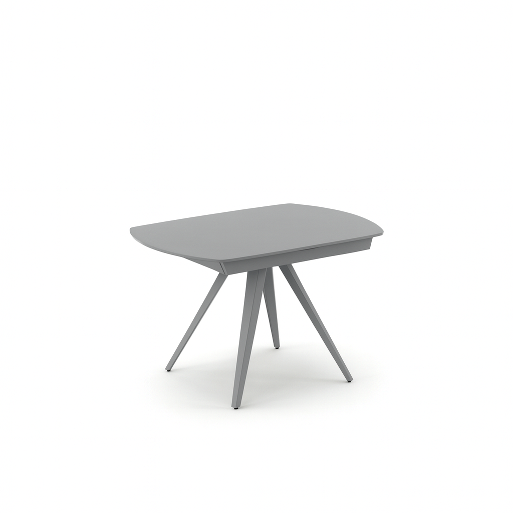 Float, Tavolo allungabile con top in vetro (90cm X 120-180cm H. 76cm)