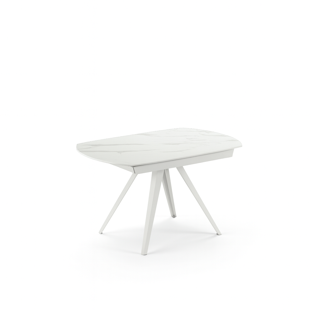 Spin, Tavolo allungabile con top in ceramica (90cm X 140-200cm H. 75cm)