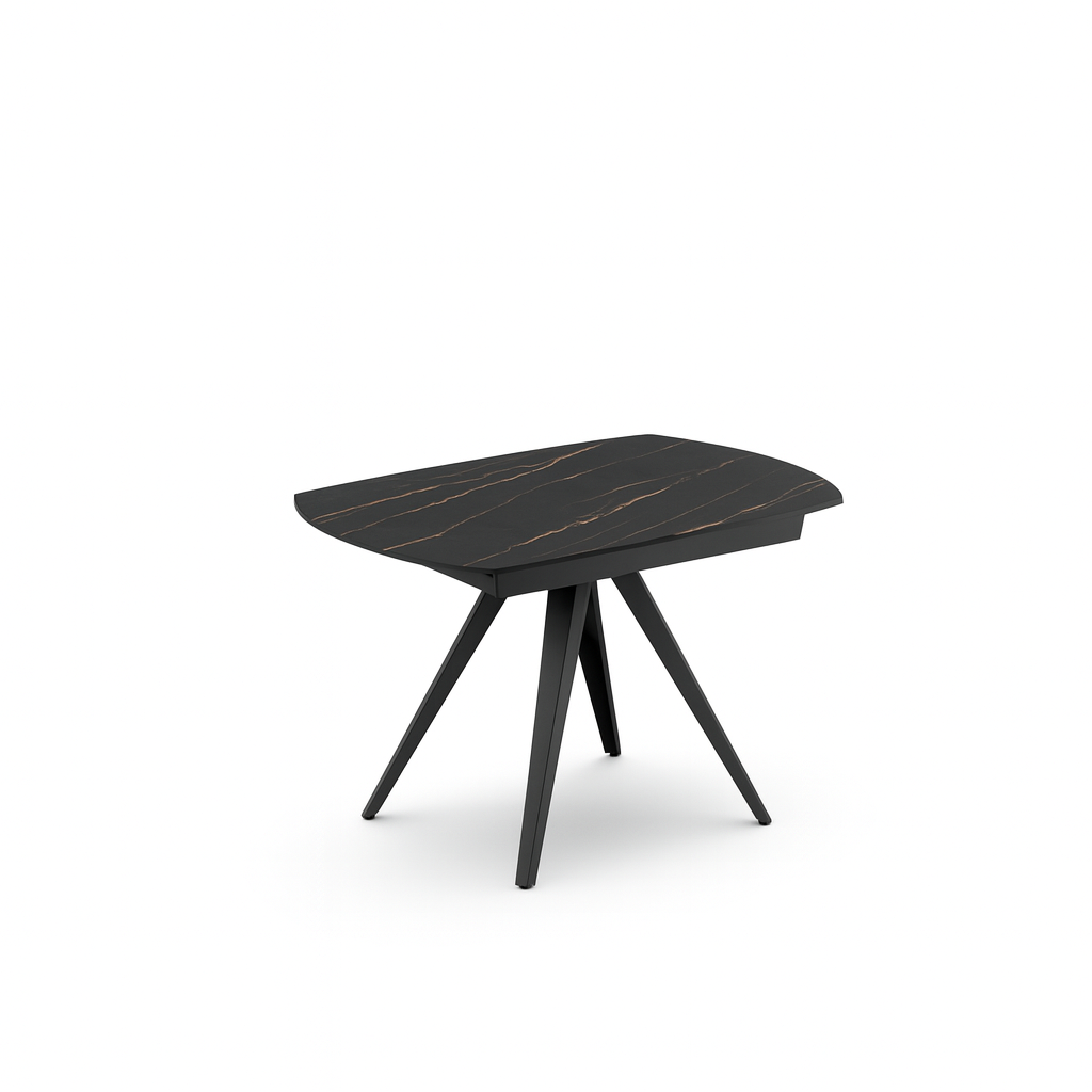 Spin, Tavolo allungabile con top in ceramica (90cm X 140-200cm H. 75cm)