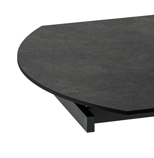 Drift, Tavolo allungabile con top in ceramica (120cm X 80-120cm H. 76cm)